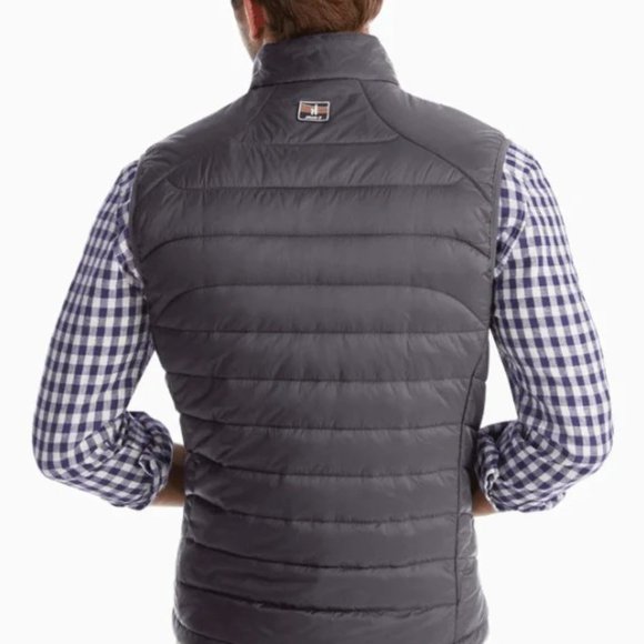 JOHNNIE-O, MEN'S STRAITS VEST ( STORM GREY) - Picture 2 of 4